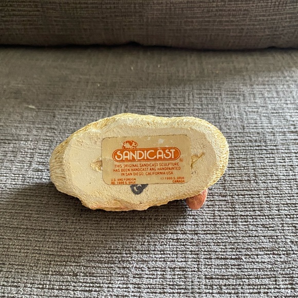 Vintage Sandra Brue Sandicast Sleeping Duck Duckling Figurine - Picture 4 of 10